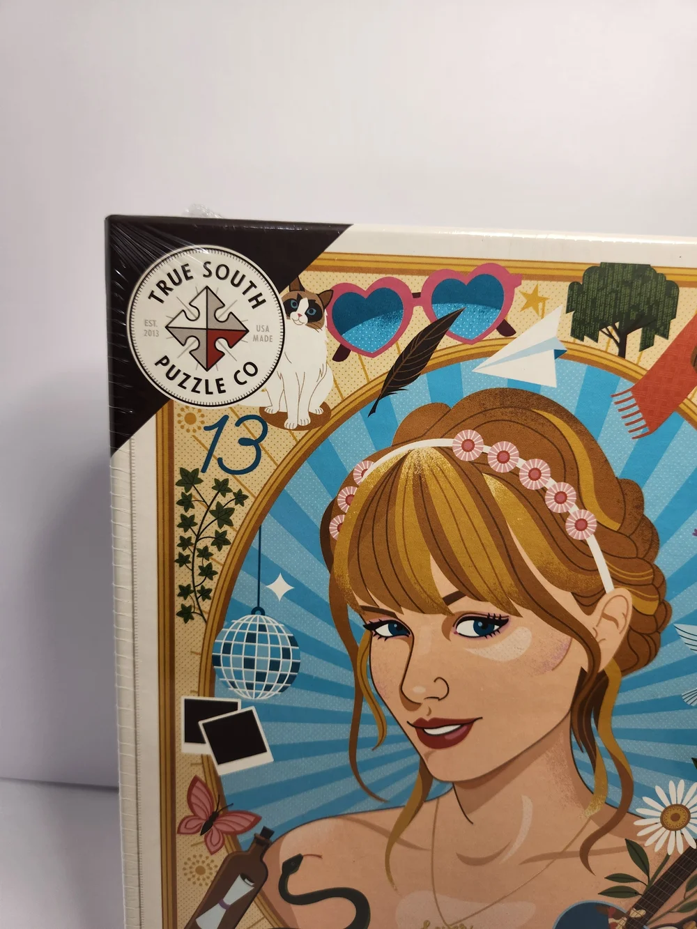 True South 500 Piece Portrait Puzzle With Artwork By Lucie Rice Of Taylor Swift